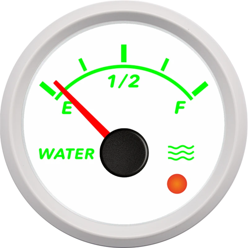 Новый тип 0-190 Ом 240-33 указатель уровня воды 52 мм черные измерители с сигнализацией