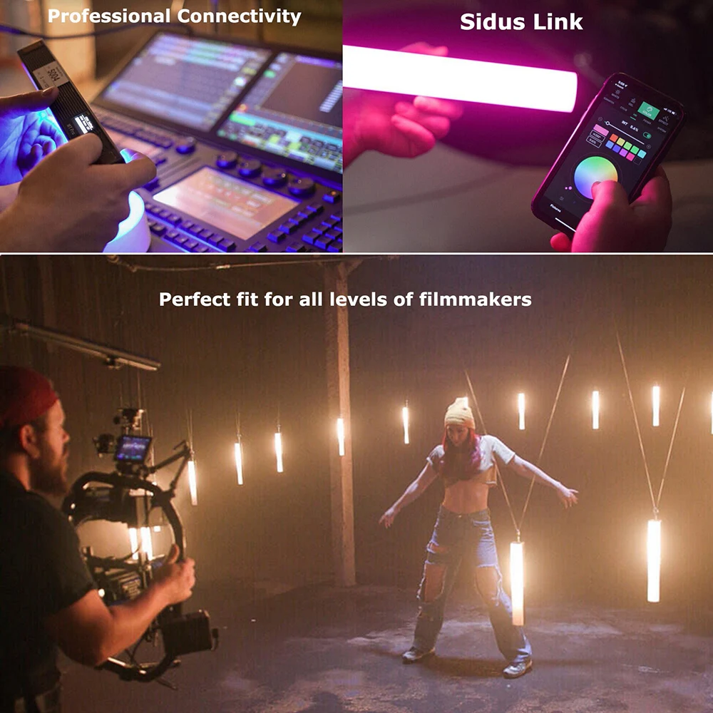 Светодиодная трубка Aputure MT Pro RGB Полноцветный Мини-светильник для видео 36 пикселей