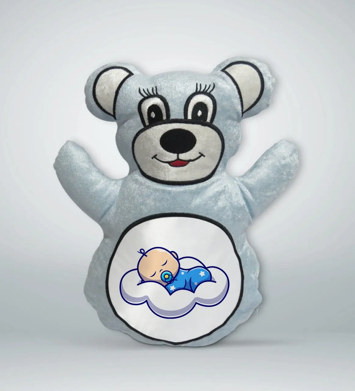 

BK подарок, Спящий ребенок, дизайнерский Синий Мишка Тедди yastekk-1