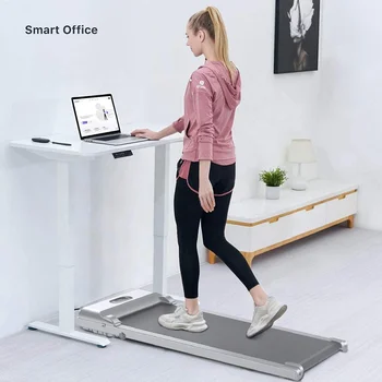 Home Office Stores Away Easily ,Smart Folding Treadmill with Adaptive Speed Technology Foldable Walking Pad Under Desk Treadmill 1