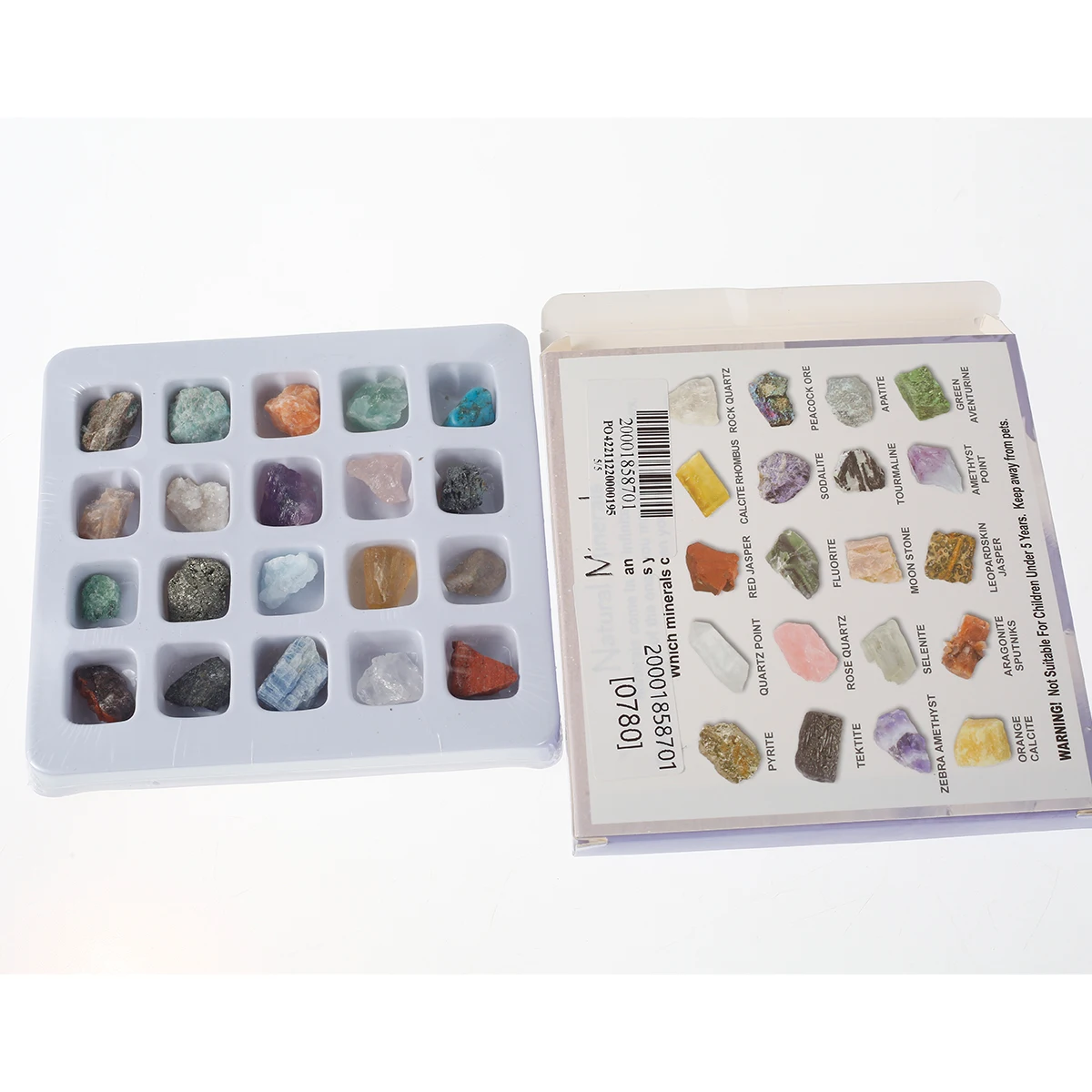 

NEW Natural Crystal Stone Multi-Purpose Gemstones Collection Rough Raw Mineral Stone Geology Educational Mini Raw Crystals in