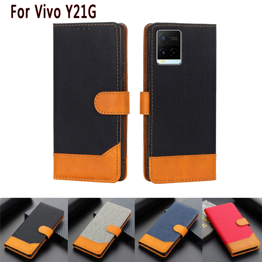 

Wallet Case For Vivo Y21G Cover Magnetic Card Stand Flip Leather Phone Etui Shell Book On For Vivo Y21 G V2152 Case Bag Hoesje