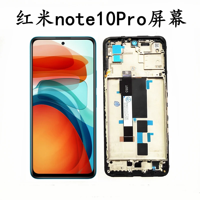 

For REDMI note 10pro LCD Display Compatible with Xiaomi Redmi Note 10 Pro M2101K6G 6.67" LCD Display Touch Screen Assembly