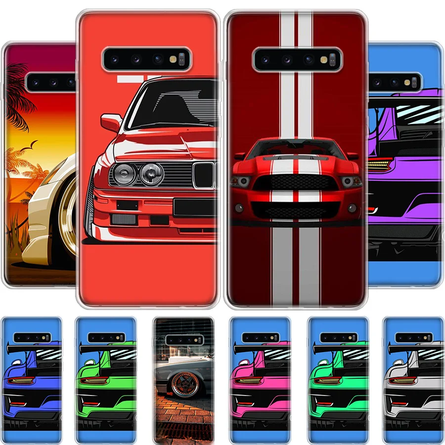 

Cool Car Cartoon Phone Case For Samsung A71 A70 A51 A50 5G A41 A40 A31 A30 A21S A20E Galaxy A11 A10 A9 8 7 6 Plus A80 A90 Cover