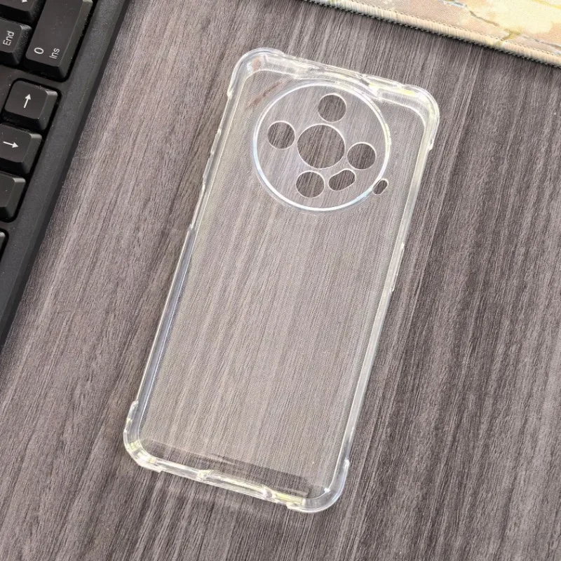 Фото Мягкий чехол из ТПУ для телефона Ulefone Armor X31 Pro, силиконовая задняя крышка для Ulefone ArmorX31, черный прозрачный мягкий чехол №3