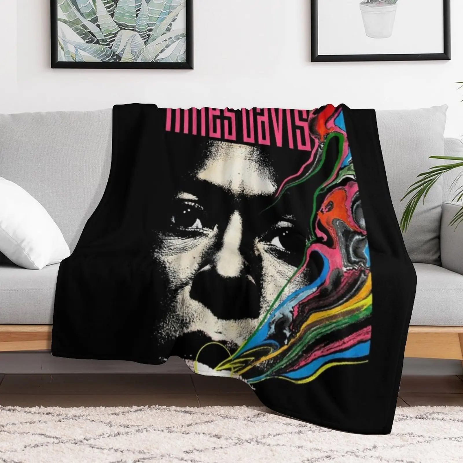 Миль Дэвис Квинт Джаз Дэвид Плед Мягкие Самые Фланелевые Одеяла