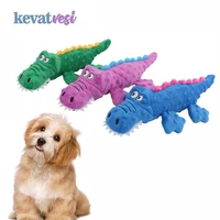 dog toy plush sounding toys cute cartoon crocodile shape chewing toys for cat puppy large dogs fleece durable dog accessories