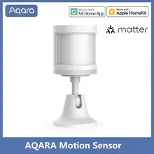 Aqara Motion Sensor Smart Human Body Sensor ZigBee Movement Security Wireless Sensor Work with Matter Mijia Mihome HomeKit