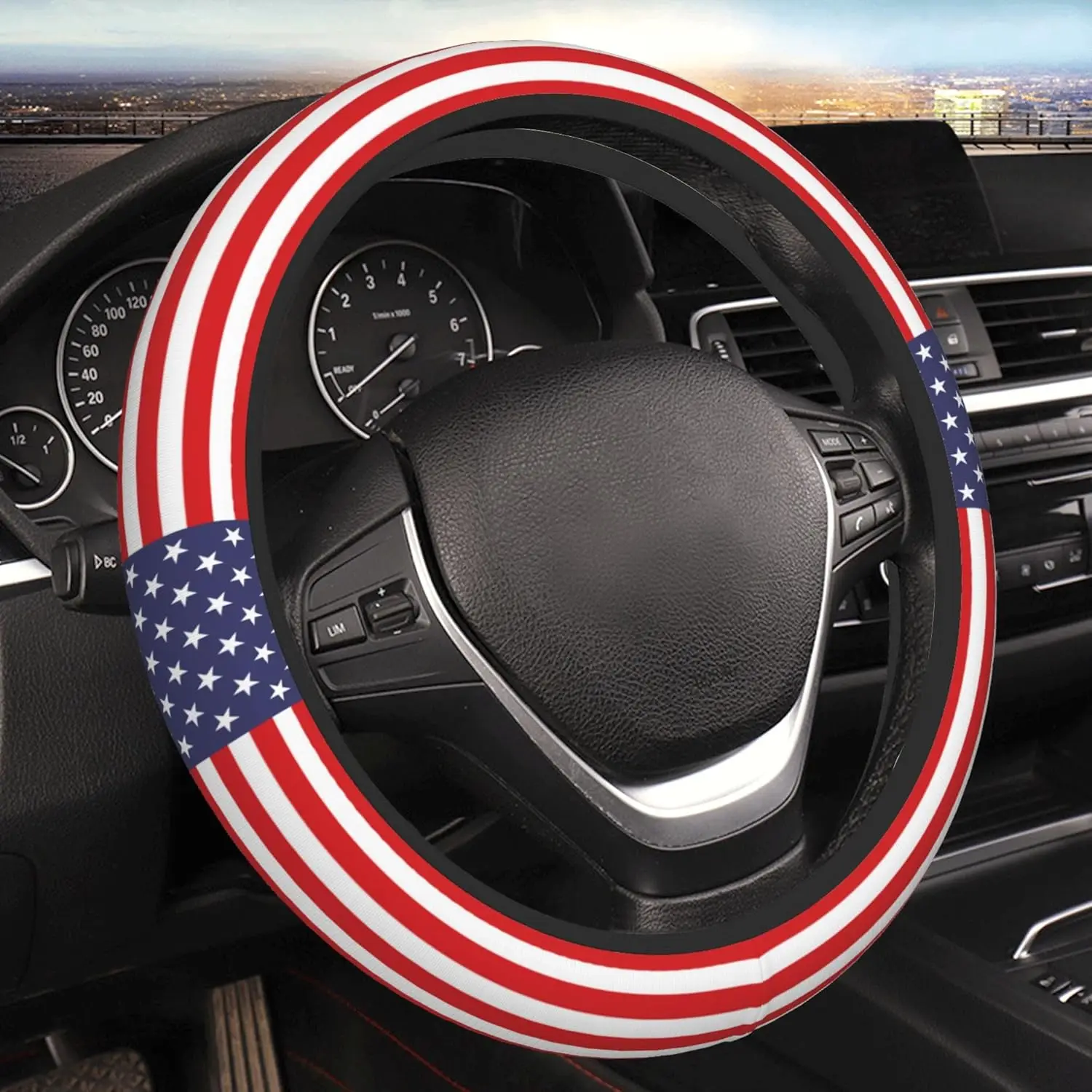 Универсальные защитные чехлы на руль для женщин и мужчин синий красный белый с