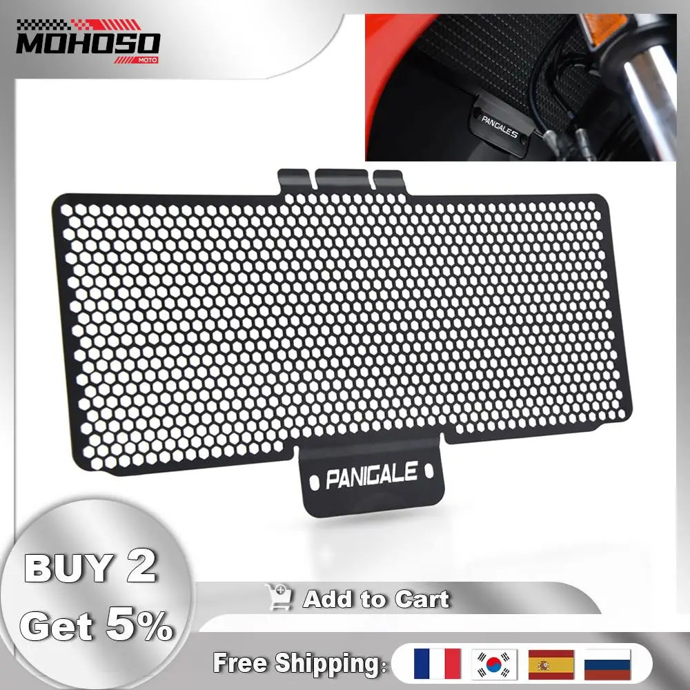 

Motorcycle Radiator Grille Guard Cover For Ducati Panigale V2 1299 R FE Superleggera 959 Corse 1199 Tricolore R S 899 Parts