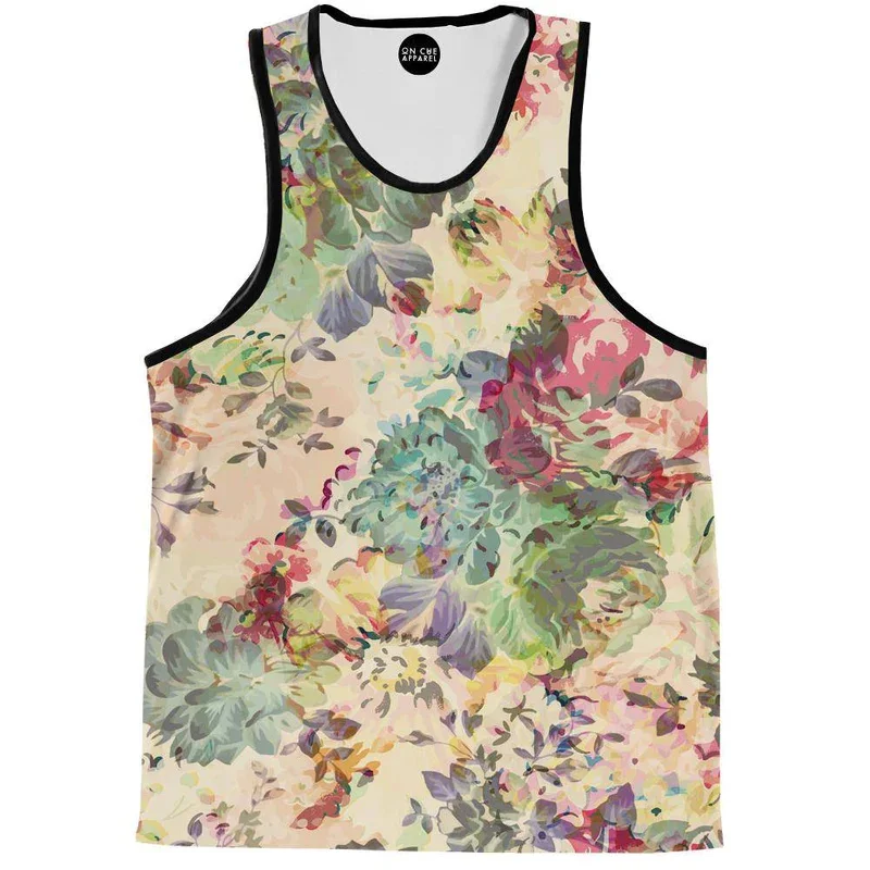 Майка Y2k Мужская/женская с цветочным рисунком модная рубашка 3d принтом карт