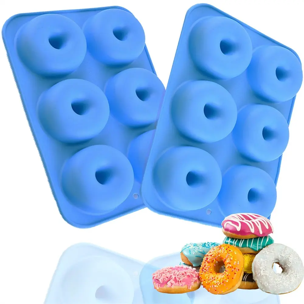 

Silicone DIY Donut Maker Non-Stick Baking Pastry Cookie Chocolate Mold Muffin Cake Mould Dessert Decorating Tools