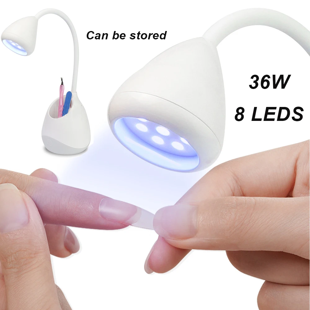BQAN 36W Nail Светодиодная лампа для сушки ногтей UV/LED Lamp Storage Быстросохнущий