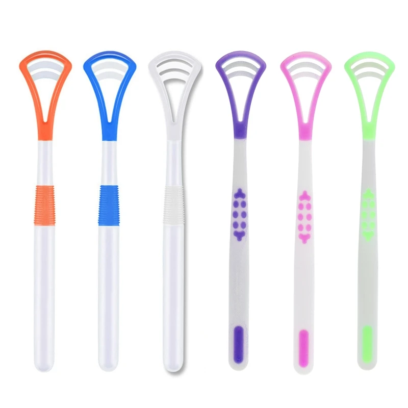 

Food Grade Silicone Tongue Scraper 3-Layer Oral Care Hygiene Cleaner Brush Fresh Breath Maker Reusable Mouth Cleaning Tool