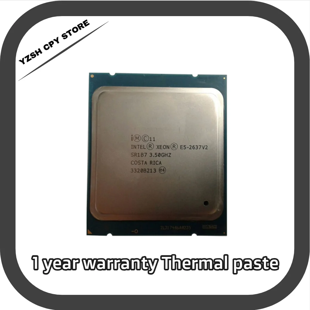 Процессор Intel Xeon E5-2637V 2, 3,50 ГГц, 15 Мб, 130 Вт, 4-ядерный