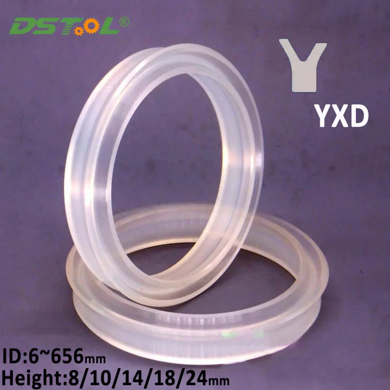 

Hydraulic Cylinder Oil Seal YXD Transparent Round Sealing Ring Gasket For Shaft Polyurethane Wear Stamping Resistant Dust-Proof