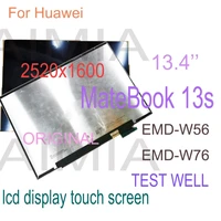 13 4 inch 2520x1600 original lcd for huawei matebook 13s emd w56 emd w76 lcd display touch screen digitizer assembly