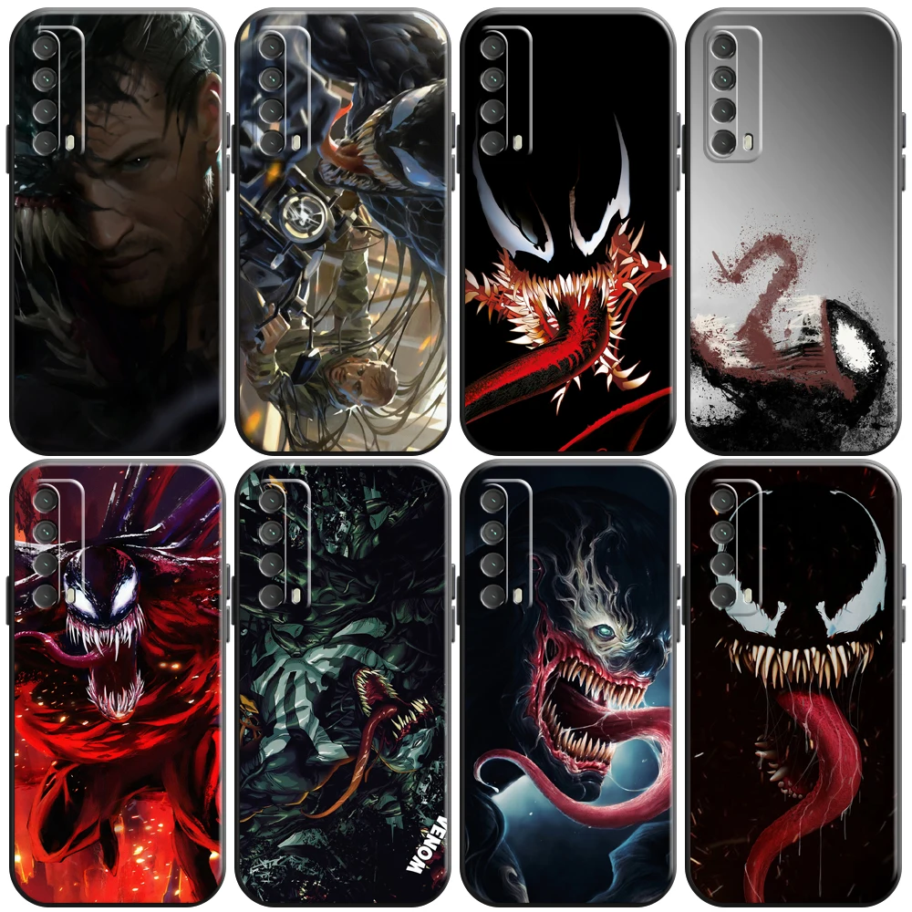 

Marvel Venom COOL Phone Case For Huawei Honor 10 V10 10i 20 V20 20i 10 20 Lite 30S 30 Lite Pro Funda Black Carcasa Back Soft