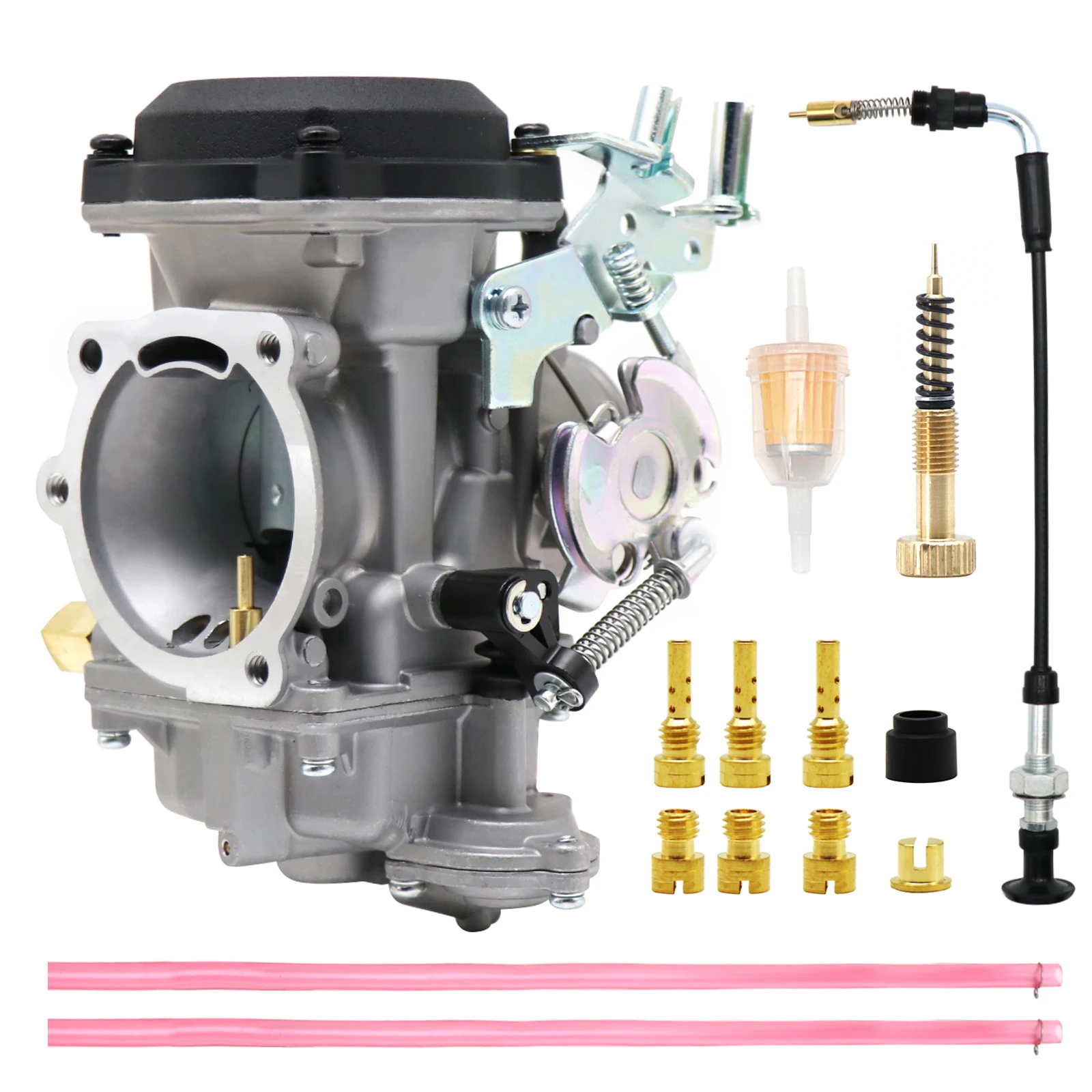 

Карбюратор Alconstar Vegaser 40 мм CV40, КАРБЮРАТОР карбюратора подходит для Keihin Harley-davidson дана Electra Glide FatBoy 40 мм