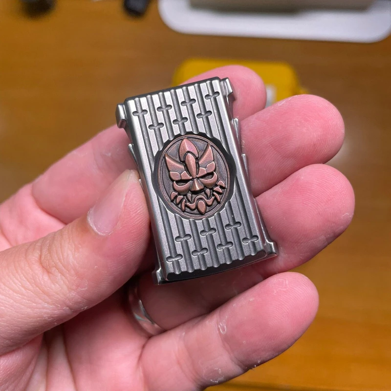 

Second-Hand out-of-Print EDC Renqi Brand Stainless Steel Red Copper Material Original Box Accessories Complete Stress Relief Toy