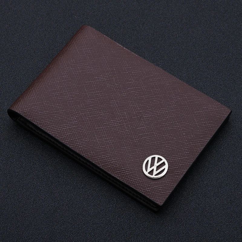Car Driver's License Leather Passport Cover For Volkswagen Langyi Credit Id Card Holder Tarjetero Porte Monnaie Femme For Vw Car