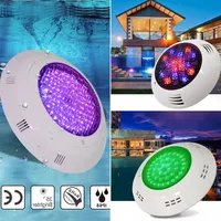 RGB Underwater Lamp LED Remote Control Outdoor Summer Time Backyard Garden Pool Lights AC 12V Waterproof IP68 Wall Mounted PC