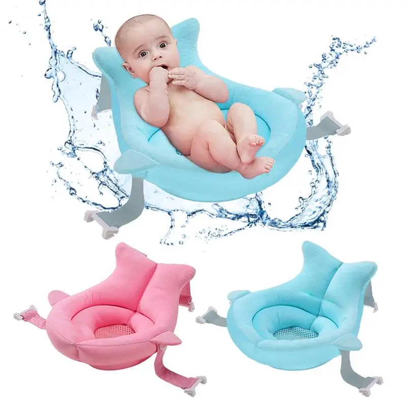

Baby Bathtub Mat Baby Bath Anti Slip Cushion Infant Bath EPS Stuffed Mat Practical Soft Bath Tub Accessories For Babies Toddlers