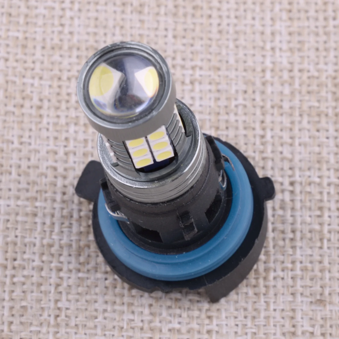 2 шт. красные светодиодные лампы HP24W дневные ходовые огни DRL 12 В 27 SMD подходят для