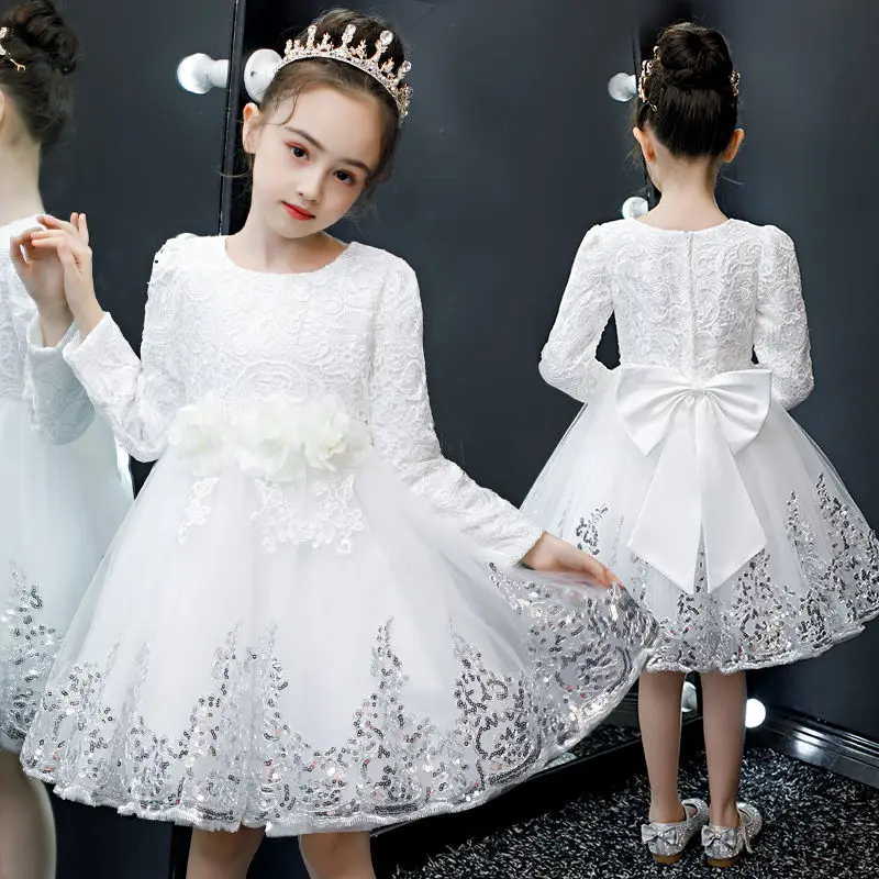 

2022 нарядное винтажное платье, детвечерние платья для первого подружки невесты для девочек, Детский костюм, свадебное платье, платье для мла...