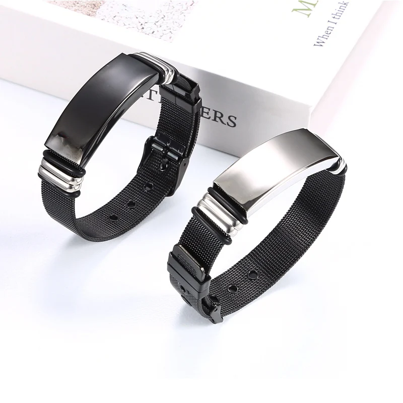 SOS телефон номер Индивидуальный Буквенный логотип ID браслеты звеньевые цепи из