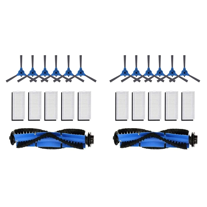 2X основная боковая щетка с фильтром для Eufy Robovac 11S Bagotte Bg600 Imatine C800 Deenkee Dk600 пылесоса