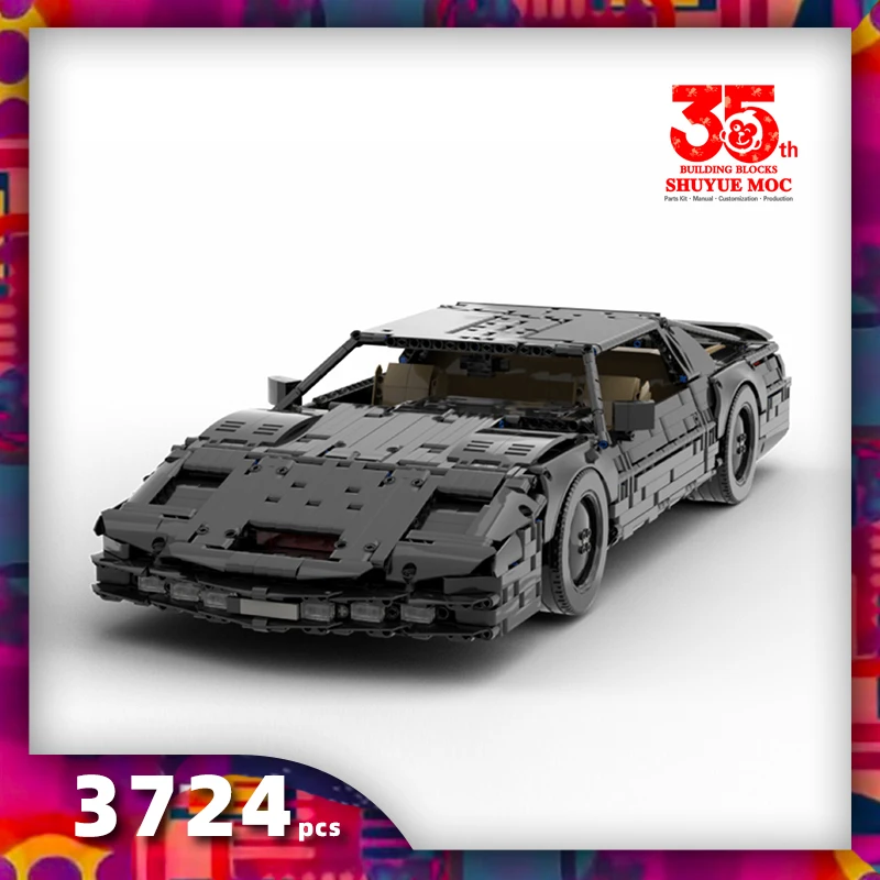 

knight Movie City Remote Control Racing Car Compatible MOC Building Blocks RC Super Sports Car Bricks Children Boys Gifts Toys