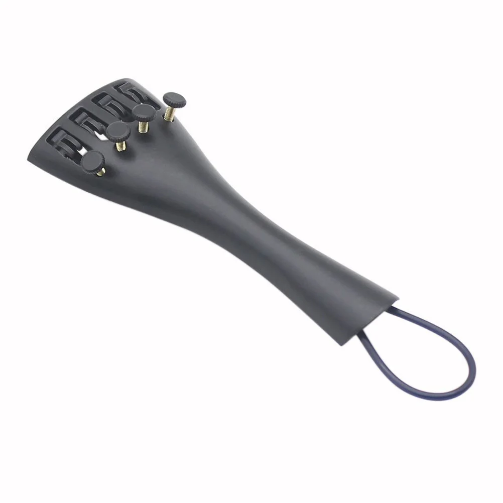 

Violin Tailpiece Fine Tuner Tuners Composite Ultra Fiddle Replacement Tailgut Accessories Harp Rosewood Ebony 4 Fittings Parts