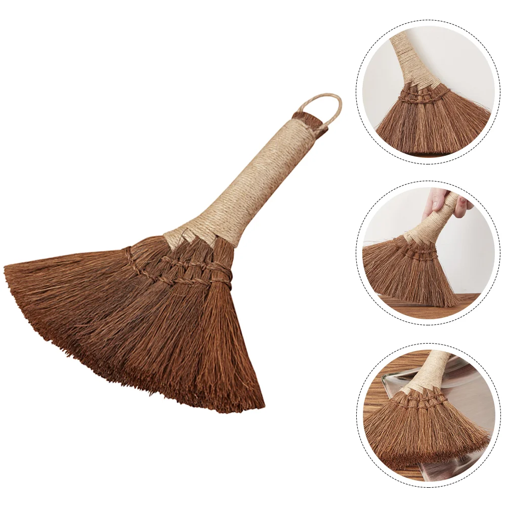 

Desktop Palm Fiber Broom Short Handle Brush Broom Household Duster