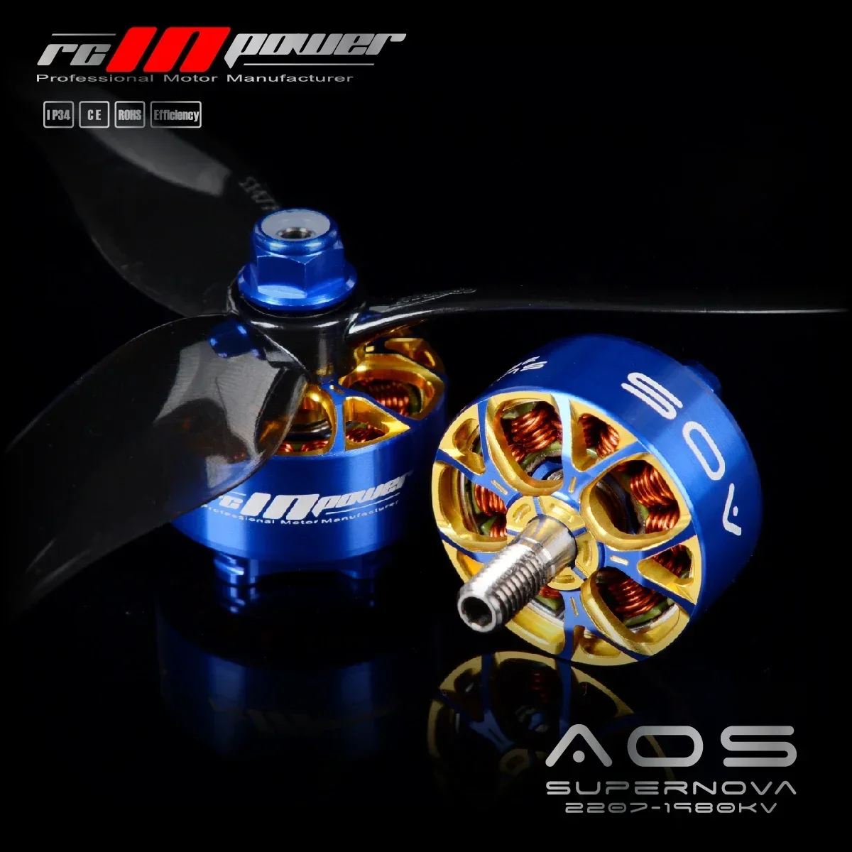 4 шт. RCINPOWER AOS SUPERNOVA-2207 2207.5 бесщеточный двигатель 1980KV 6S LIPO
