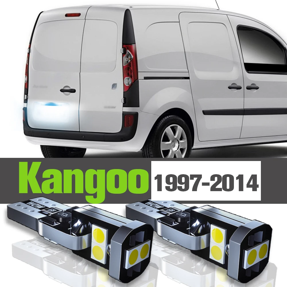 

2x LED License Plate Light Accessories Lamp For Renault Kangoo 1997-2014 2003 2004 2005 2006 2007 2008 2009 2010 2011 2012 2013