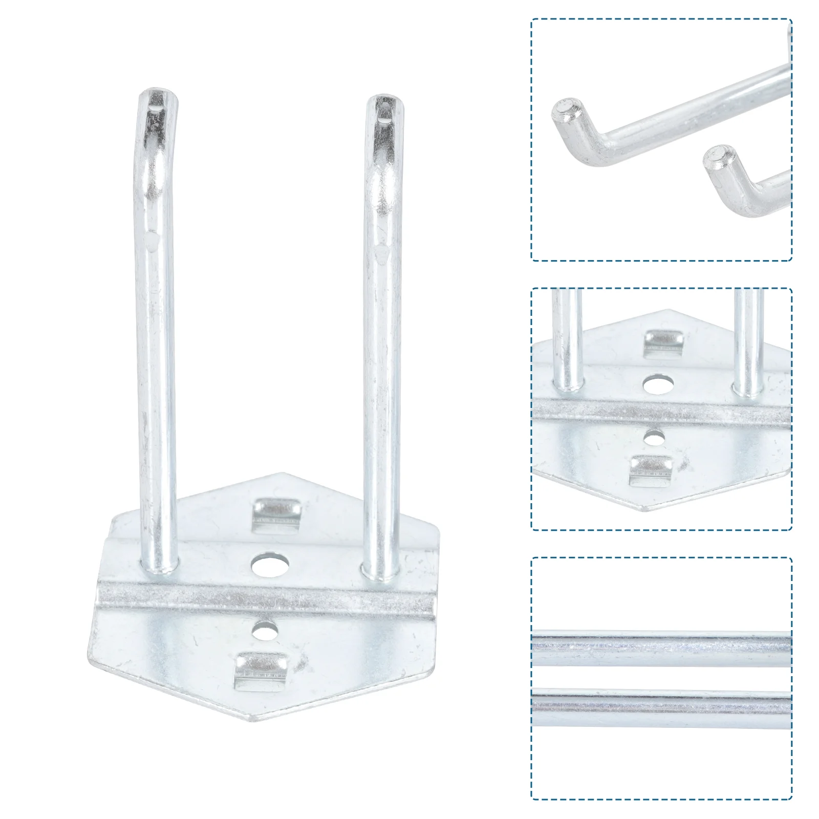 

5Pcs Hole Board Hooks Hole Board Shelf Hooks Supermarket Hole Board Hooks