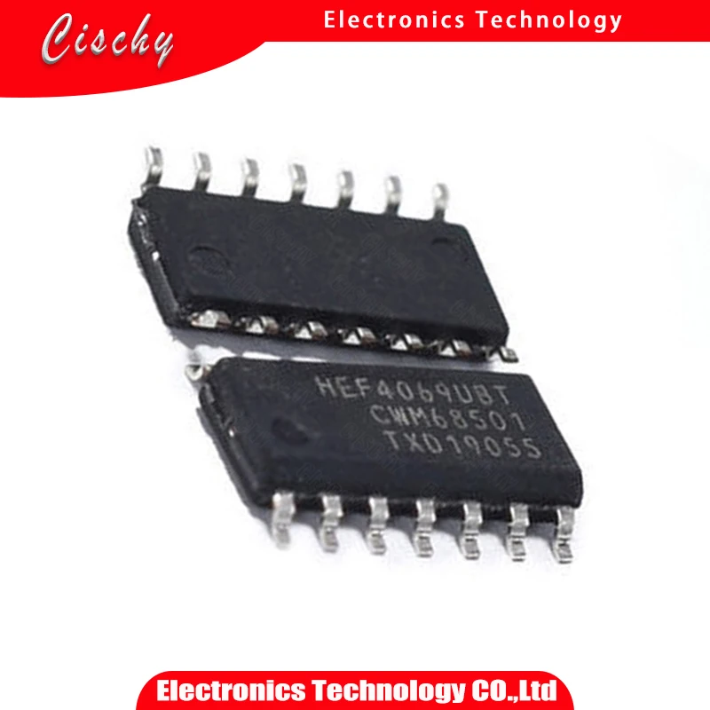 10 шт. HEF4069UBT SOP14 CD4069 HEF4069 SOP HCF4069 SMD CD4069UBM лапками углублением SOP-14 HEF4069BT CD4069BM и IC