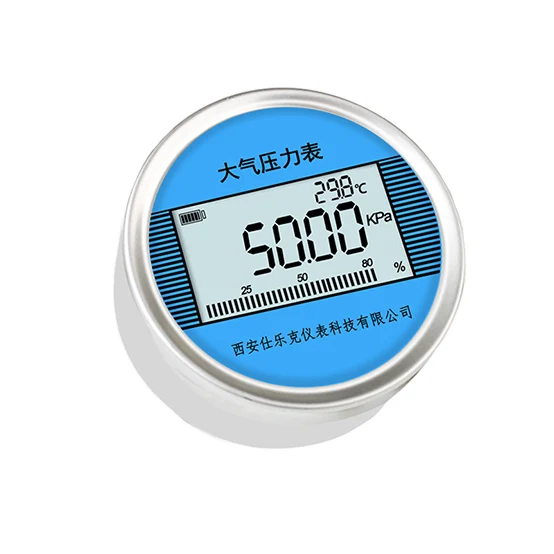 

Atmosphere Pressure Gauge with Temperature Display