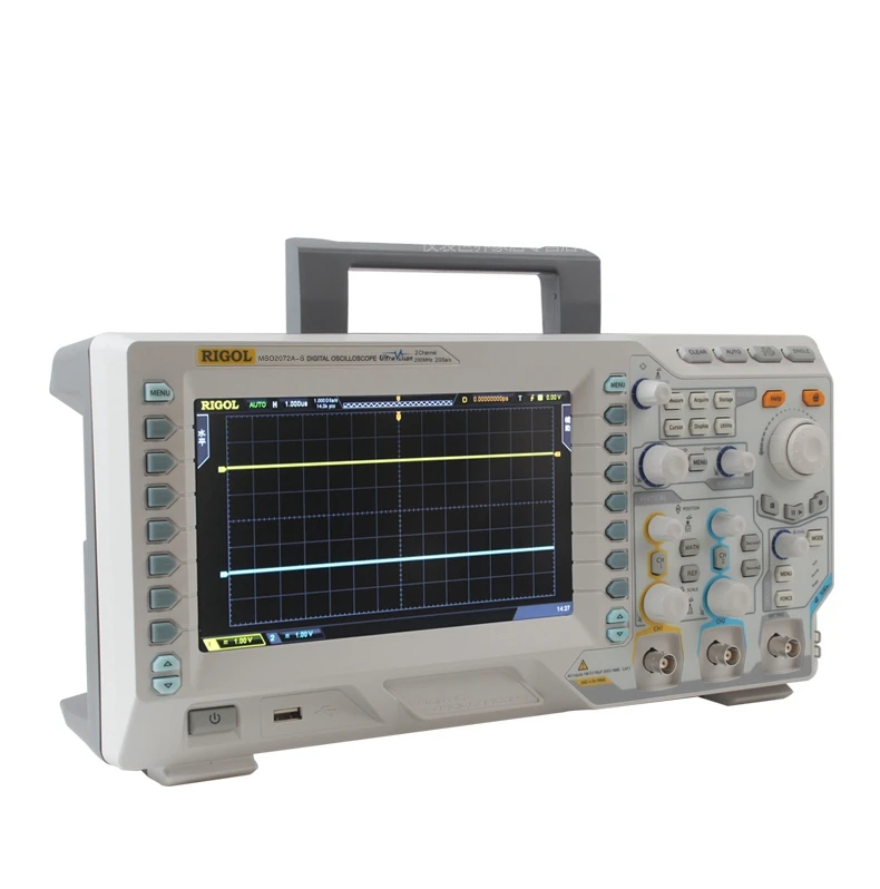 

RIGOL MSO2072A 70MHz Mixed Signal Oscilloscope 2 Analog Channels 70MHz Bandwidth