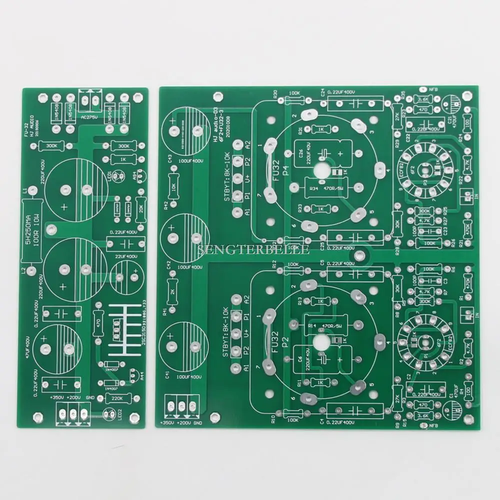 

HiFi 1 комплект FU32 + 6F2 стерео трубчатый усилитель, неизолированная плата PP Push-Pull Power Amp PCB 10 Вт