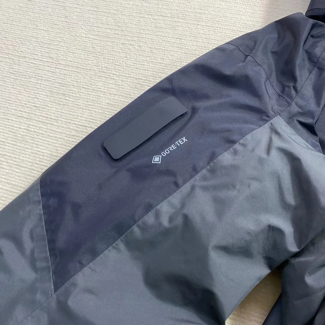 Chaqueta de plumas con capucha para hombre, ropa de esqui de invierno, impermeable, ligera, calida, a la moda