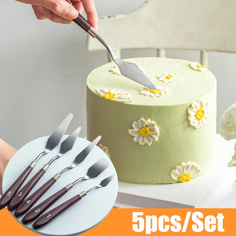 

5 шт./набор, лопатка из нержавеющей стали для выпечки