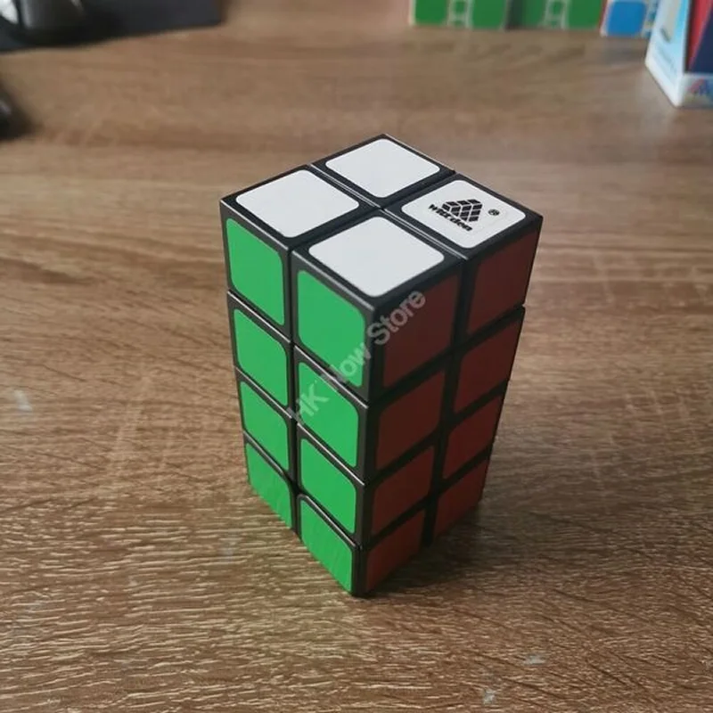 WitEden 2x2x4 II Cuboid (Asymmetric) Magic Cube Neo Professional Speed Twisty Puzzle Brain Teasers Educational Toys