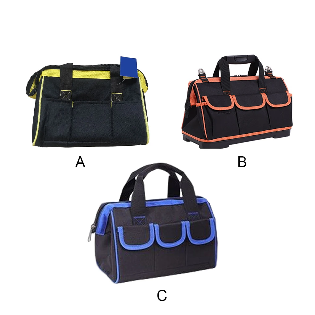 

Tool Bag Tools Case Professional Hardware Warp Inner Pockets Multicolored Handbags Large Capacity Electrician Purse