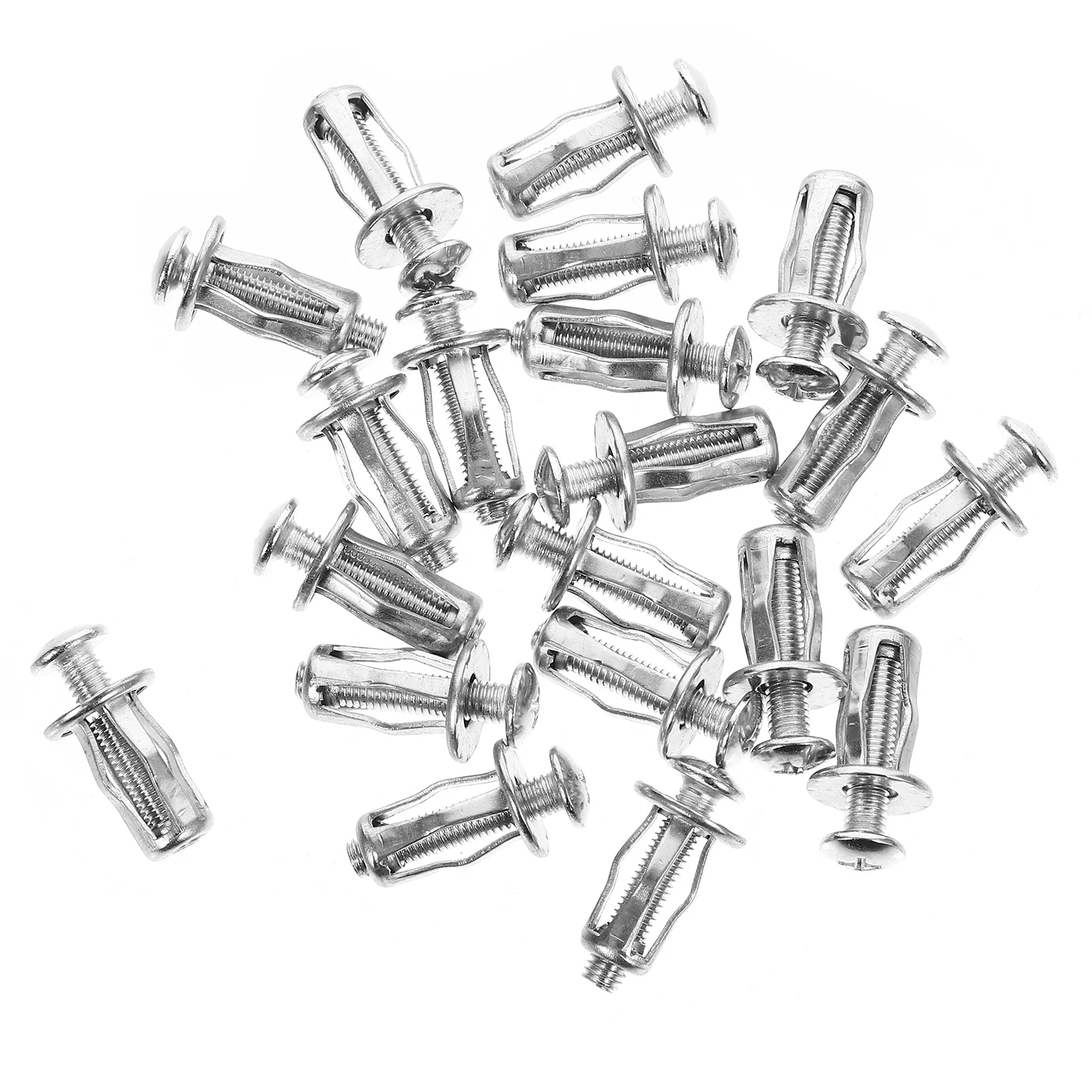 

20 Sets Aircraft Type Nuts Galvanized Carbon Steel Cavity Fixing Hollow Door Anchor