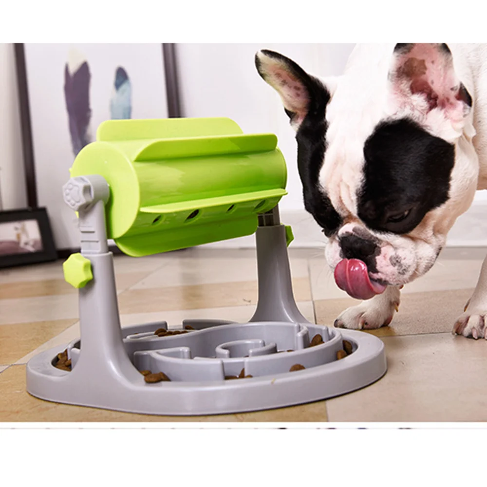 

Pets Feeder Dog toys Slow Eating Bloat Stop Food Plate Interactive Cat Anti Skid Food Leakage Toy push Puzzle Home Dogs product