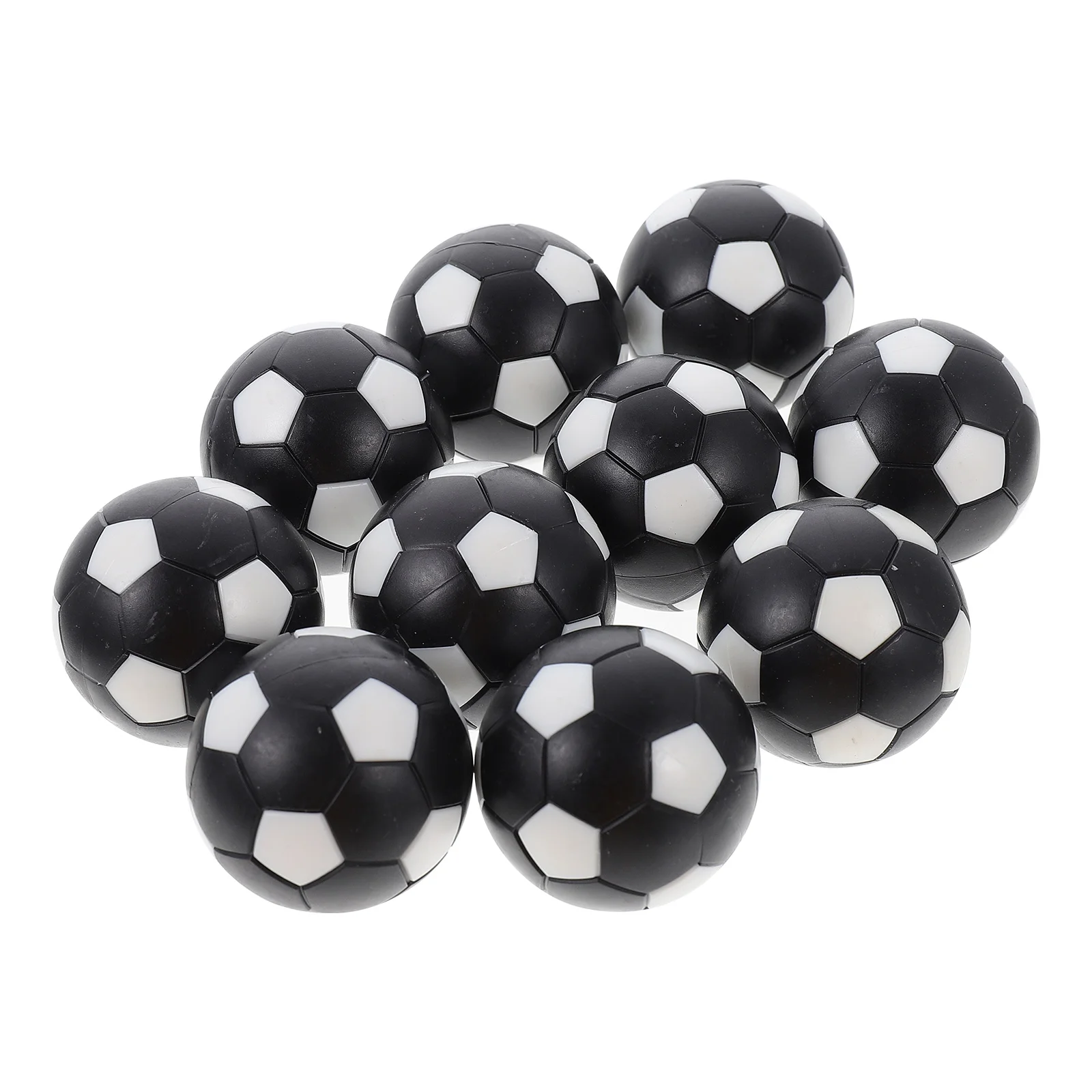 

10 шт., пластиковые настольные футбольные мячи
