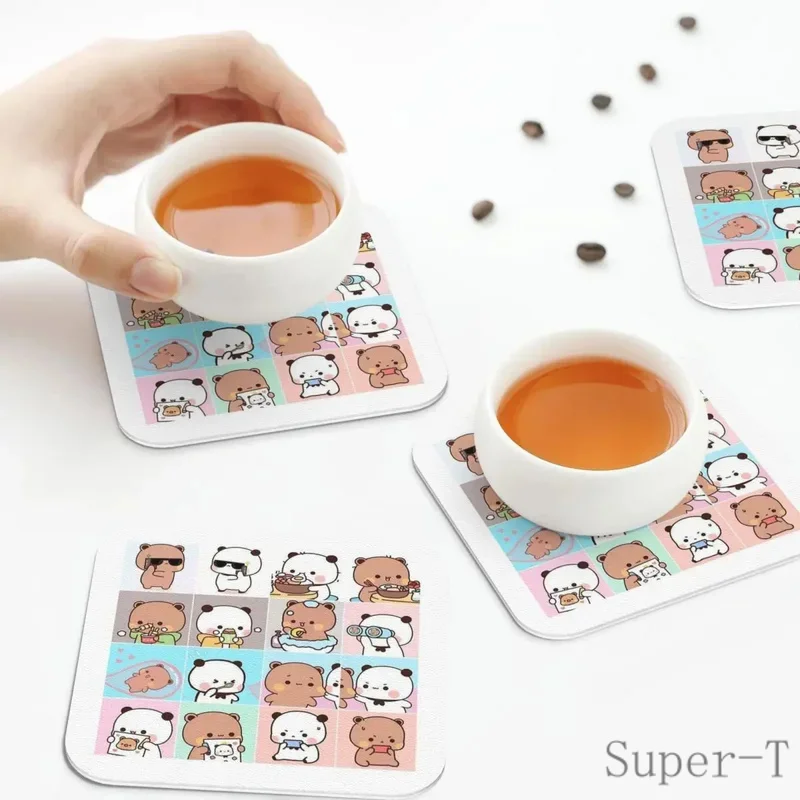 Подставки для кофе с медведем и Bubu Dudu-panda