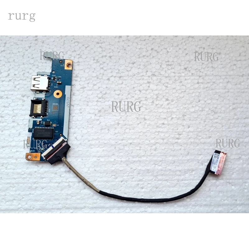Фото R+ для Lenovo V15 G2 IJL USB Ethernet, плата кнопки питания и кабель NS-E122 №1